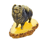 0047509/1029 Сувенир Собака Шпиц Сувенир (белый)