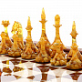 Шахматы с полем из камня и фигурами из янтаря, фотография 2. Интернет-магазин ЛАВКА ПОДАРКОВ