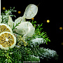 Новогодняя композиция со свечой в кружке, фотография 2. Интернет-магазин ЛАВКА ПОДАРКОВ