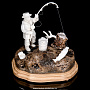 Скульптура из кости "Мечта рыбака", фотография 8. Интернет-магазин ЛАВКА ПОДАРКОВ