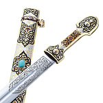 9210 Оружие сувенирное КИНЖАЛ , бирюза