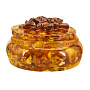 Шкатулка из янтаря "Роза", фотография 3. Интернет-магазин ЛАВКА ПОДАРКОВ