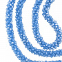 Шейное украшение из горного хрусталя "Жгут". Синий, фотография 3. Интернет-магазин ЛАВКА ПОДАРКОВ