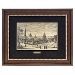 /30*40см Офорт черно-белый "Старая Москва. Новодевичий монастырь" 