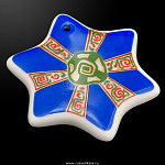 0028727/80.56950.00.1 ЛФЗ НОВОГОДНИЙ СУВЕНИР Звездочка "Новогодний подарок" ТН1 Елчоная игрушка