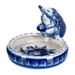 200952 Гжель РОЗЕТКА ЕЖ,