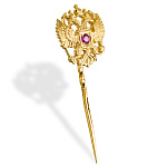 13511 Заколка "Орел" Серебро 925