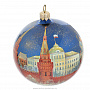 Лаковая миниатюра шар "Москва" палех, фотография 2. Интернет-магазин ЛАВКА ПОДАРКОВ