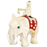 0031034/В06-5-01 Традиции ФАБЕРЖЕ ШКАТУЛКА "Слоник с ключиком" 