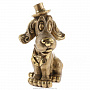 Скульптура интерьерная "Собачка в шляпе", фотография 2. Интернет-магазин ЛАВКА ПОДАРКОВ