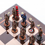 Шахматы с оловянными фигурами "Великая Отечественная Война" 48х48 см, фотография 6. Интернет-магазин ЛАВКА ПОДАРКОВ