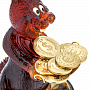 Статуэтка из янтаря "Кролик с монетами", фотография 8. Интернет-магазин ЛАВКА ПОДАРКОВ