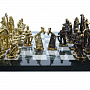 Шахматы из камня и бронзы "Нефтяники" 40х40 см, фотография 4. Интернет-магазин ЛАВКА ПОДАРКОВ