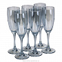 Набор из 6 бокалов для шампанского "Черное море" 170 мл, фотография 1. Интернет-магазин ЛАВКА ПОДАРКОВ