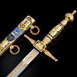 0010672 Златоуст Оружие сувенирное КОРТИК "Адмиральский в П/У