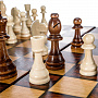 Шахматы деревянные средние "Классические" с деревянными фигурами 40х40 см, фотография 4. Интернет-магазин ЛАВКА ПОДАРКОВ