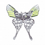 Брошь со стразами "Бабочка", фотография 1. Интернет-магазин ЛАВКА ПОДАРКОВ
