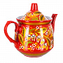 Чайник заварочный 0,5 л "Ландыш". Хохлома, фотография 2. Интернет-магазин ЛАВКА ПОДАРКОВ