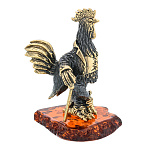 0071819/1229 Птица Петух Джентльмен с тростью Сувенир (коньячный)