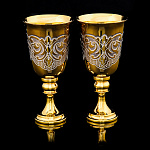 Набор рюмок для водки "Лазурный". Златоуст