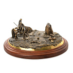 0034719 Бронза Миниатюра "Витязь на распутье"  литье