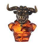 0055908/2-169 Янтарный сувенир СИМВОЛ ГОДА 2021г  БЫК АТЛЕТ большой