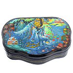 /18*12*4,5см Художественная роспись Шкатулка "Сказка.Коллаж" фигурная /110