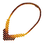 Колье из натурального янтаря. Вес 14,5 г