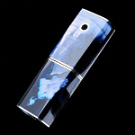 0055351 Флешка со вставкой стабилизирован.бивень мамонта/венге синяя 16гб