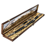 300298-Подарочный Набор, Шашка Утопная+Кинжал ФР кубачи П/У