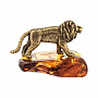 Статуэтка с янтарем "Лев", фотография 3. Интернет-магазин ЛАВКА ПОДАРКОВ