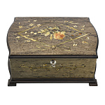 Шкатулка с янтарем "Дамская"