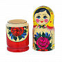 Футляр для бутылки "Матрешка Семеновская", фотография 1. Интернет-магазин ЛАВКА ПОДАРКОВ