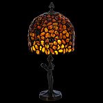 0073066 Янтарь ЛАМПА  настольная высота D=18 см  (600/400)