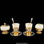 Кофейный набор Златоуст "На двоих"  на две персоны, фотография 1. Интернет-магазин ЛАВКА ПОДАРКОВ
