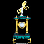 Часы из камня настольные двухсторонние "Конь". Златоуст, фотография 1. Интернет-магазин ЛАВКА ПОДАРКОВ