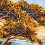 Картина янтарная "Пейзаж №23" 21х15 см, фотография 2. Интернет-магазин ЛАВКА ПОДАРКОВ
