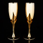Набор бокалов для шампанского №1 "Медовый", фотография 2. Интернет-магазин ЛАВКА ПОДАРКОВ