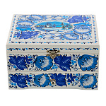 Шкатулка под украшения "Сюжет". Хохлома