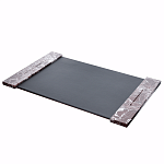 0042195/МБ-023 Нат.камень РАБОЧИЙ СТОЛ письменный (мрамор под яшму) в П/У 