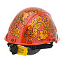 Каска строительная "Кудрина". Хохлома, фотография 3. Интернет-магазин ЛАВКА ПОДАРКОВ