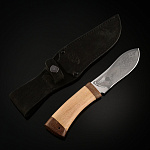 0049619 Златоуст Нож разделочный Ворон (дерево)