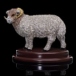 Скульптура со стразами "Овен"