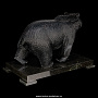 Скульптура из натурального камня "Медведь". Стеатит, фотография 4. Интернет-магазин ЛАВКА ПОДАРКОВ