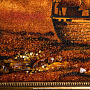 Картина янтарная "Корабль-парусник" 60х40 см, фотография 7. Интернет-магазин ЛАВКА ПОДАРКОВ
