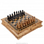 Деревянные шахматы с 2-мя ящиками(карельская береза), фотография 1. Интернет-магазин ЛАВКА ПОДАРКОВ