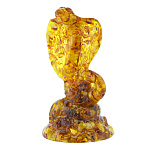 201957 Янтарь Скульптура Символ года 2025 ЗМЕЯ h=13 см