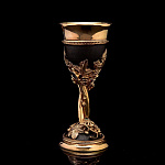 0037669/0107/0108  БОКАЛ "ЛОЗА" фианит Позолота 