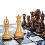 Шахматы с перламутром и деревянными фигурами "Стаунтонт" 45х45 см, фотография 7. Интернет-магазин ЛАВКА ПОДАРКОВ