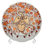 11407 Сувенирная тарелка 31см "Золотая осень"